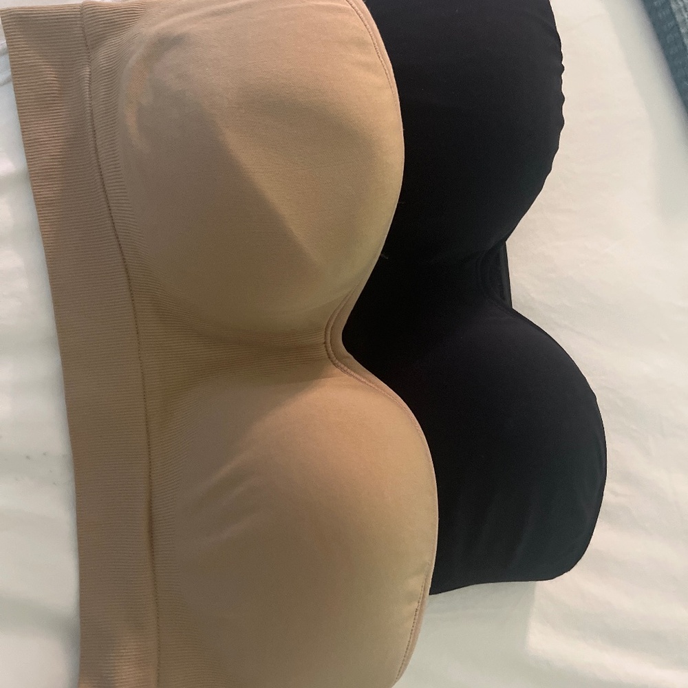 2 strapless bralletes by Yummie